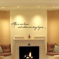 This Is Our Home Wall Decal 