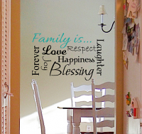Family Is Subway Art Wall Decal 