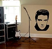 Famous Faces Elvis Wall Decal