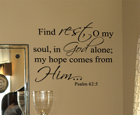 Psalm 625 Wall Decal