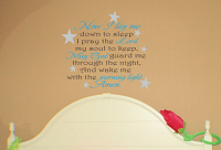 Now I Lay Me Stars Wall Decals