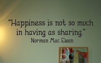 Happiness Sharing Wall Decals   