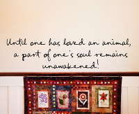 Until Loved Animal Soul Unawakened Wall Decal