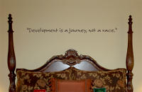 Development Is A Journey Wall Decals  