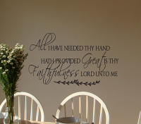 All I Have Needed Alternate Wall Decal