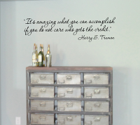 Harry S. Truman Quote Wall Decal 