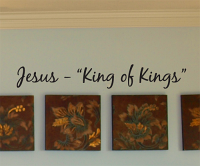 Jesus King Of Kings Wall Decals 