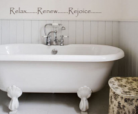 Relax Renew Rejoice Wall Decal 