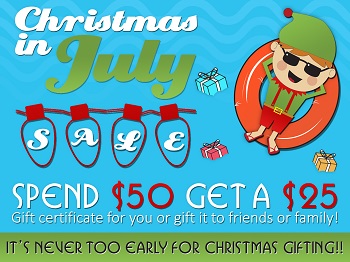 Christmas in July Sale!