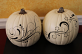 Designs EMB400 and EMB402 on pumpkins!