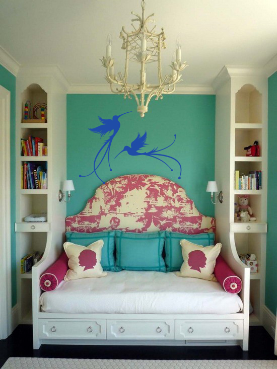 Flourish Birds Wall Decal