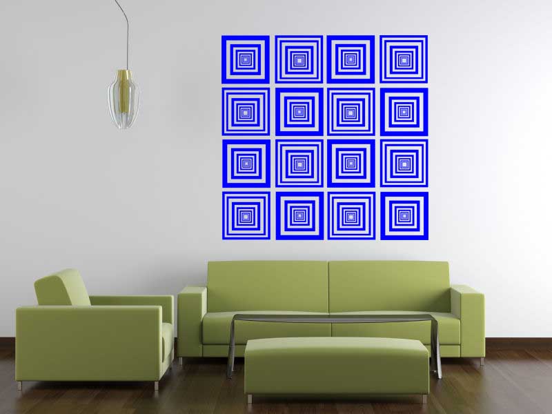 Whoa Squares II Wall Decal