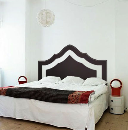 Modern Exotic Headboard Decal