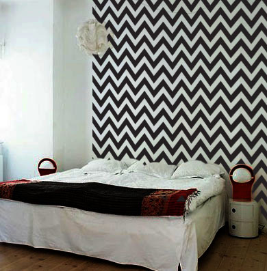 Chevron Full Wall Decal