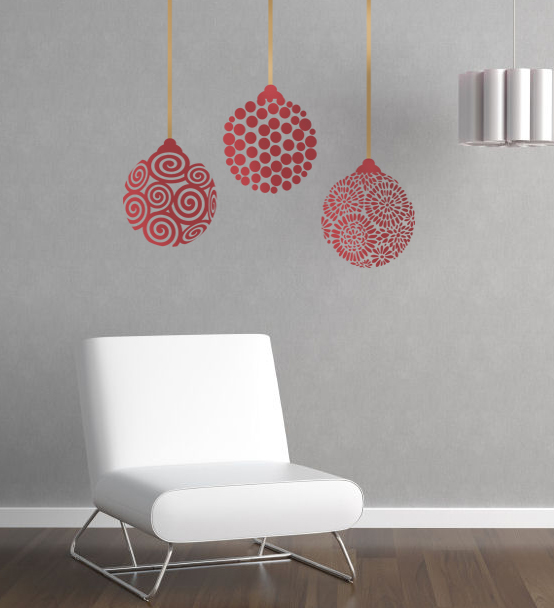 Funky Ornaments Wall Decal