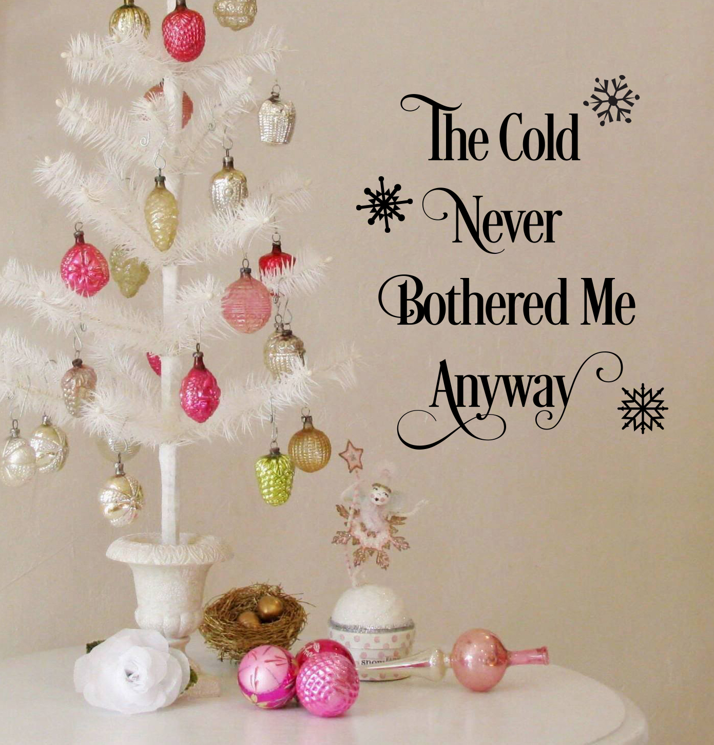 Cold Never Bothered Me Wall Decal 