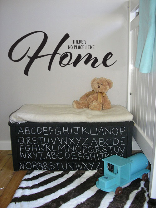 No Place Like Home Decal