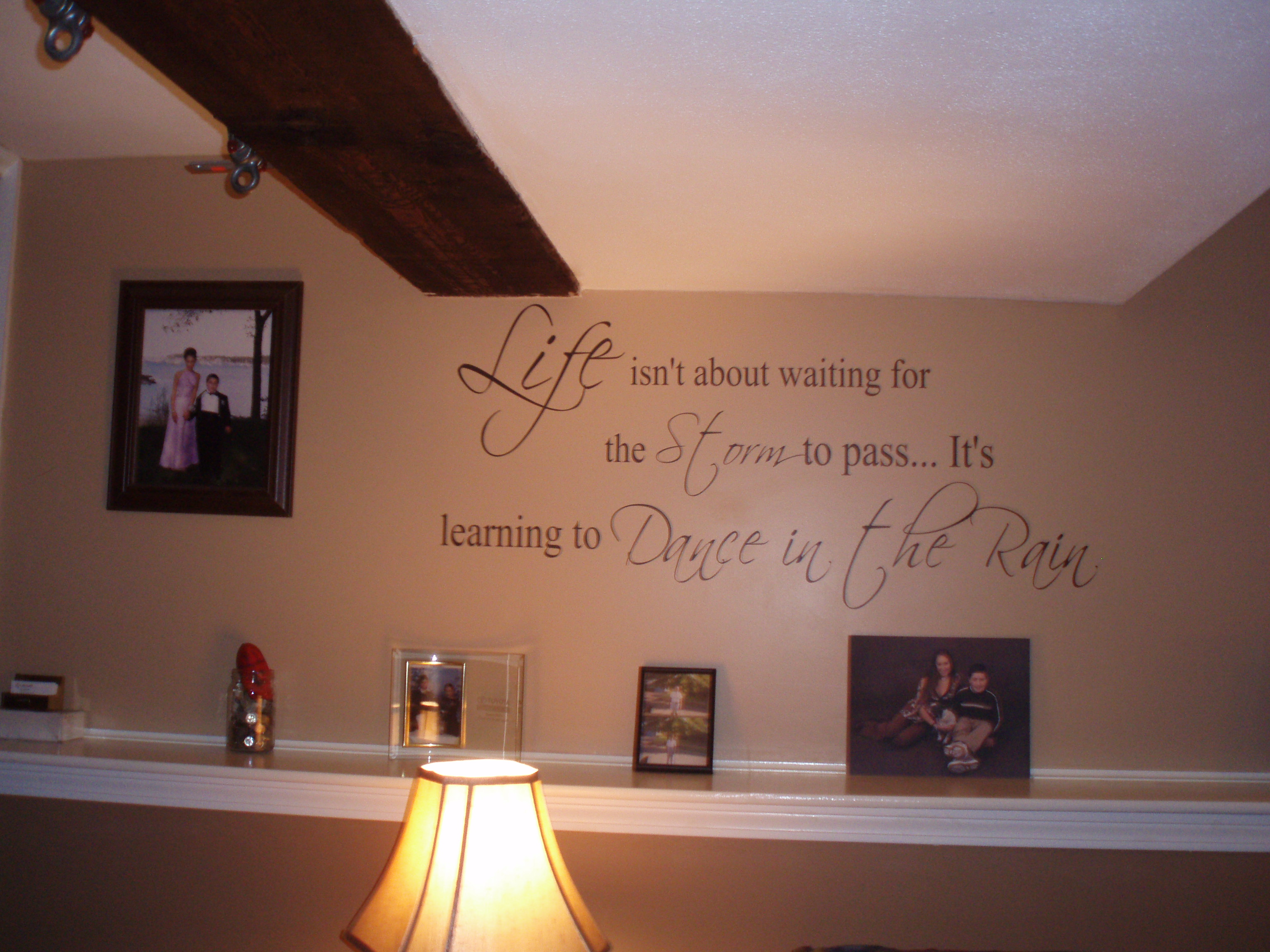 Life Dance In The Rain Wall Decal