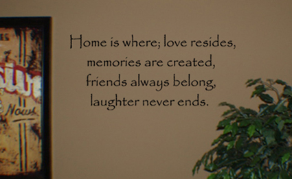 Love Memories Friends Laughter Wall Decal