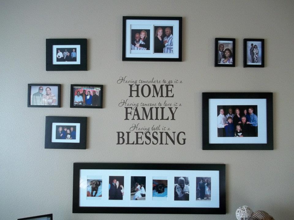 Home Family Blessing Wall Decal