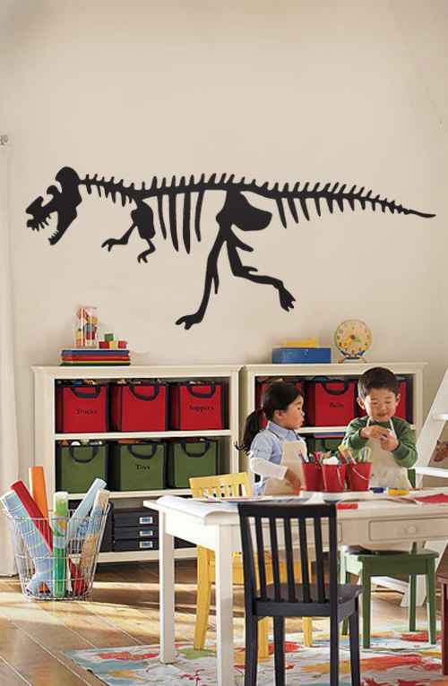 T-rex Skeleton Decal