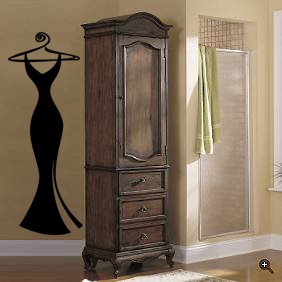 Little Black Dress Wall Decal