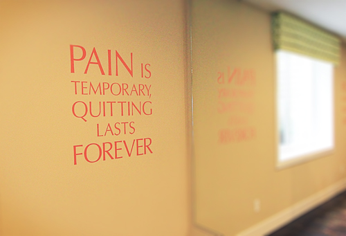 Pain is Temporary Wall Decal