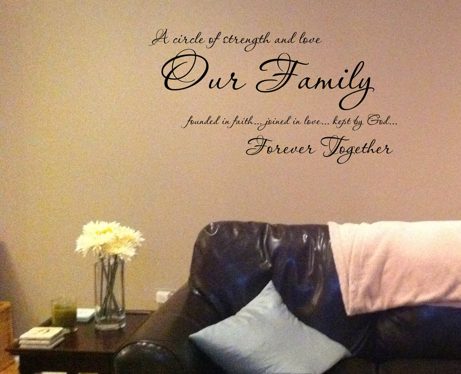 Our Family Together Forever Wall Decals   