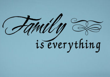 Family Is Everything Embellishment Wall Decal 