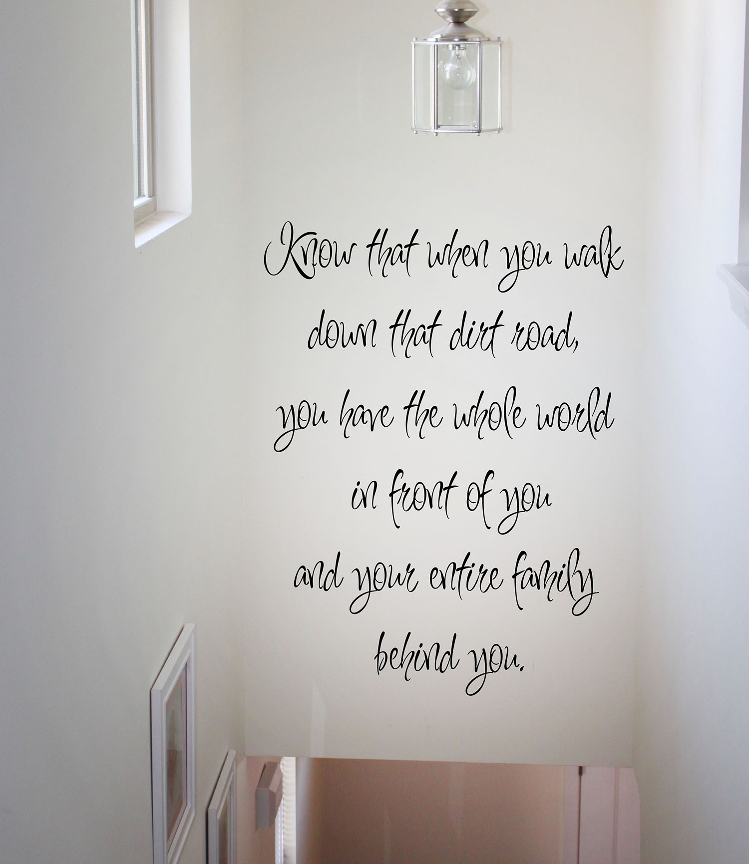 Know That When You Walk Wall Decal