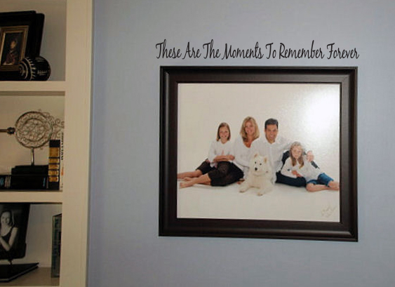 These Are The Moments Wall Decal