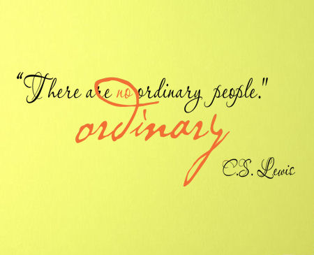 No Ordinary People Wall Decal 