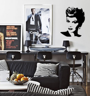 Famous Faces Lucille Ball Wall Decals   