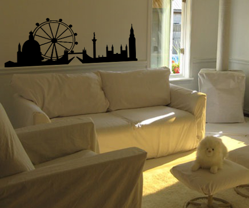 London, England Skyline Wall Decal 