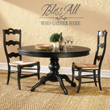 Bless All Who Gather Here Wall Decal