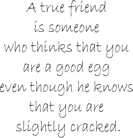 A True Friend Good Egg Wall Decals   