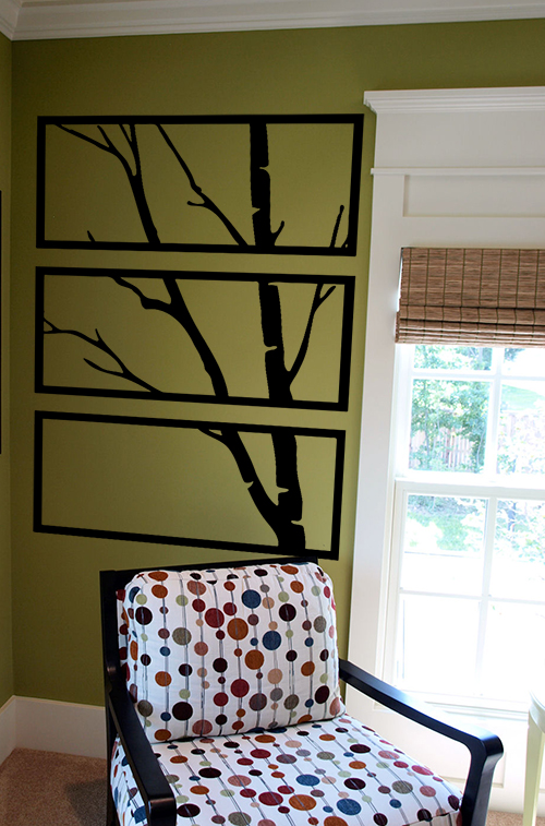 Framed Birch Branch Wall Decal