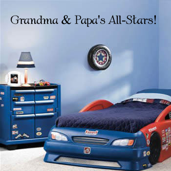 Grandma and Papa's All-Stars Wall Decal 