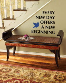 Every Day Offers a New Beginning Wall Decal 