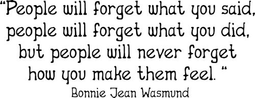 People Will Never Forget Feel Wall Decals   