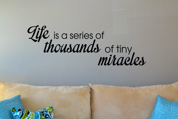 Tiny Miracles Wall Decal