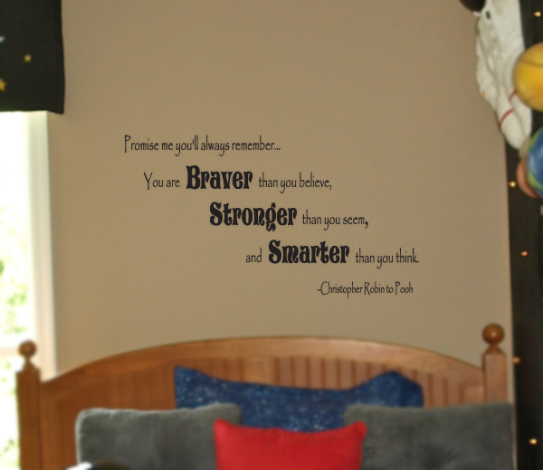 Braver Stronger Smarter Wall Decals