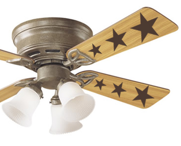 Ceiling Fan Stars Wall Decal