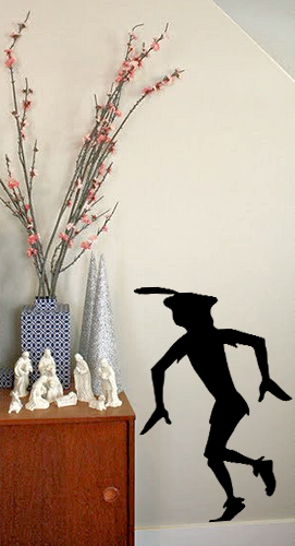 Peter Pan's Sneaky Shadow Wall Decal