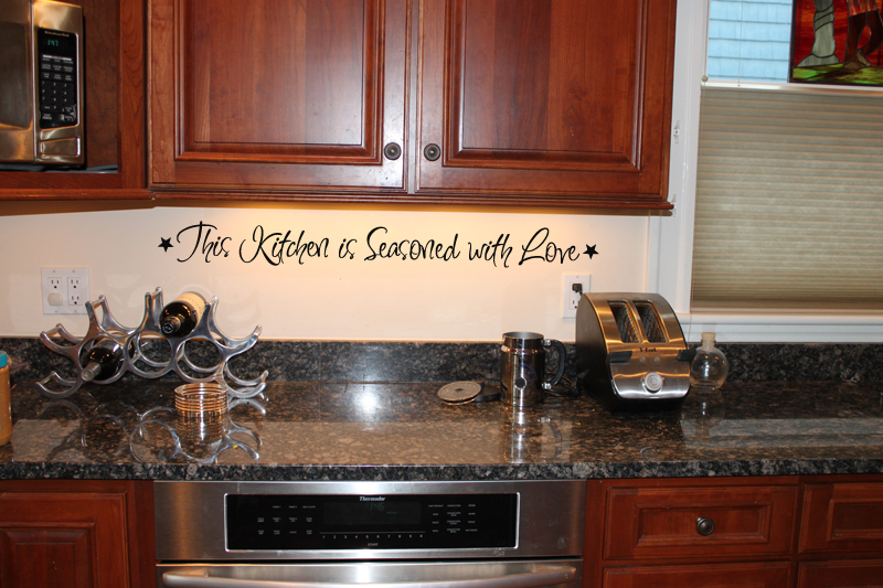 Kitchen Seasoned With Love Wall Decal