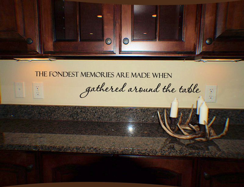 The Fondest Memories Wall Decal