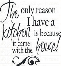 Kitchen Came With  House Wall Decal