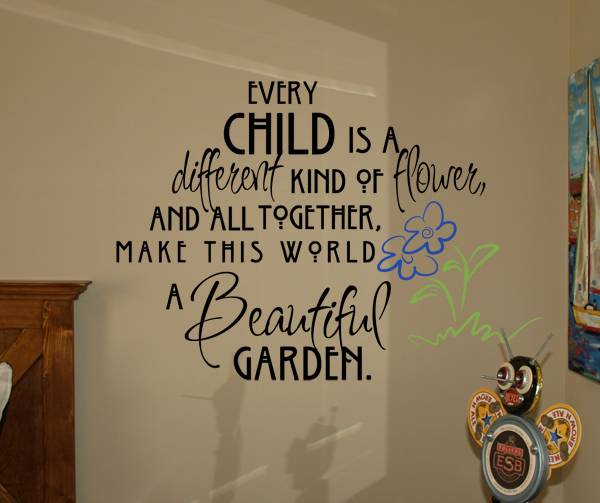 Every Child Is A Flower Alternate Wall Decals  