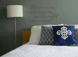 Wake Every Morning Wall Decal