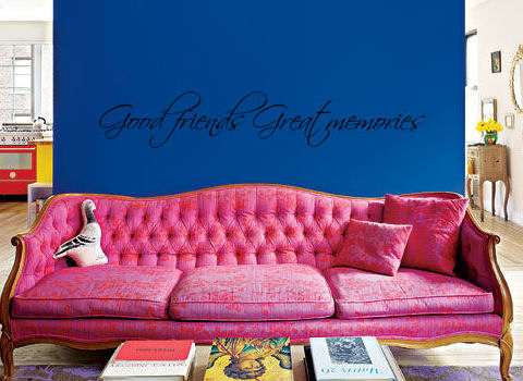 Good Friends Great Memories Wall Decal